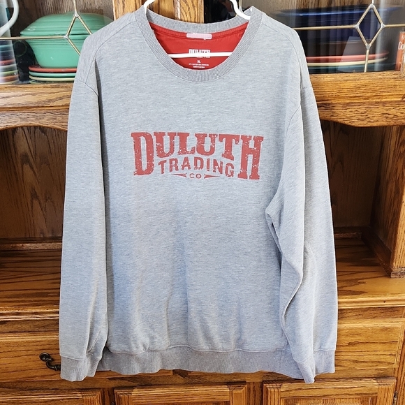 Duluth Trading Co Other - Duluth Trading Co Gray Crewneck Sweatshirt
